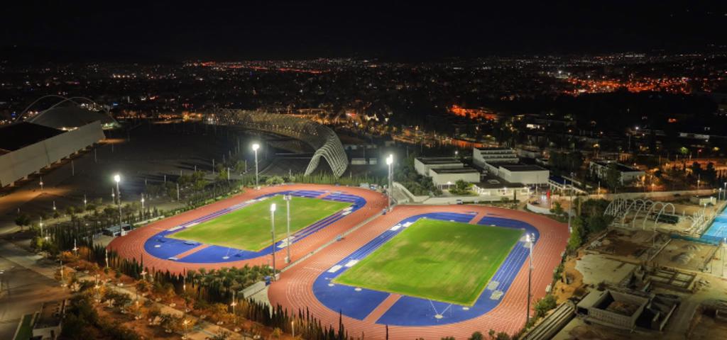 Improved lighting infrastructure for OAKA’s auxiliary fields K1 and K2 Improved lighting infrastructure for OAKA’s auxiliary fields K1 and K2